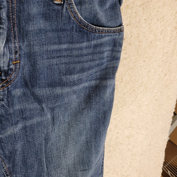 Buckle Black Jeans Men's Size 32R 33* x 31 Blue Fit No 9 Bootleg Denim Stretch - Picture 7 of 14